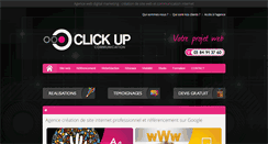 Desktop Screenshot of click-up.fr
