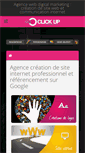 Mobile Screenshot of click-up.fr
